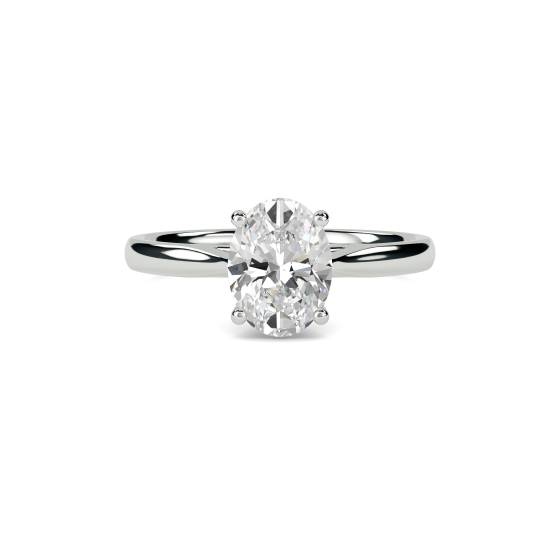 Oval Diamond Engagement Ring