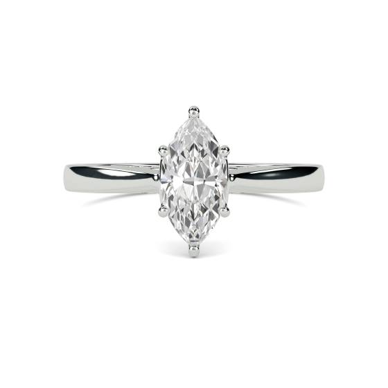 Elegant Marquise Diamond Engagement Ring