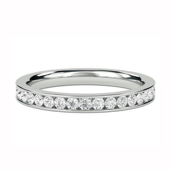 0.50ct VS/F-G Round Diamond Cut Wedding Ring