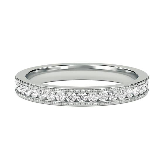 0.50ct VS/F-G Round Diamond Cut Wedding Ring
