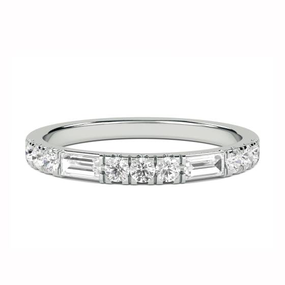 2mm Diamond Set Decorative Band