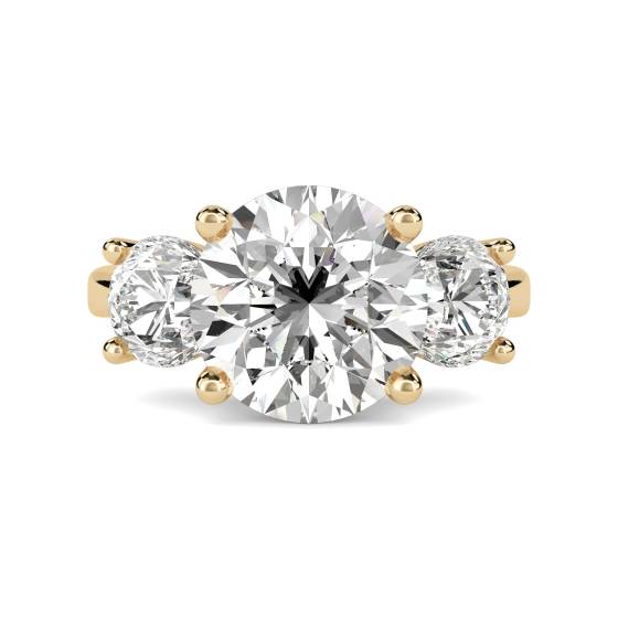 Oval & Round Trilogy Ring