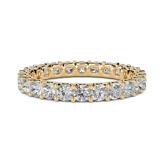 Round Full Diamond Eternity Ring