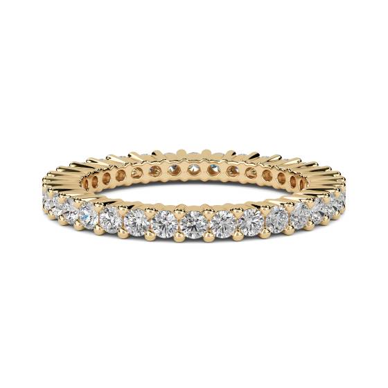 2mm Elegant Round Diamond Full Eternity Ring
