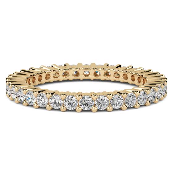 2mm Elegant Round Diamond Full Eternity Ring