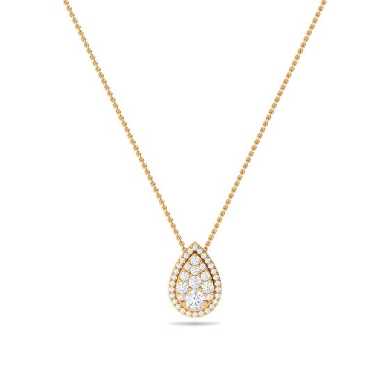 0.50ct Cluster Round Diamond Designer Pendant