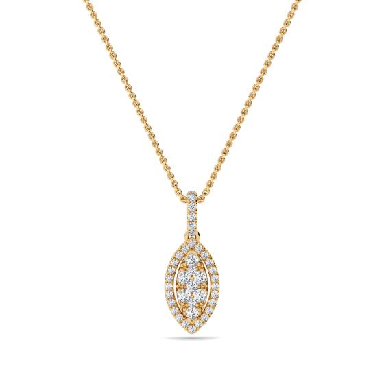 0.50ct Cluster Round Diamond Designer Pendant