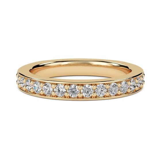 Round Diamond Pave Set Eternity Ring