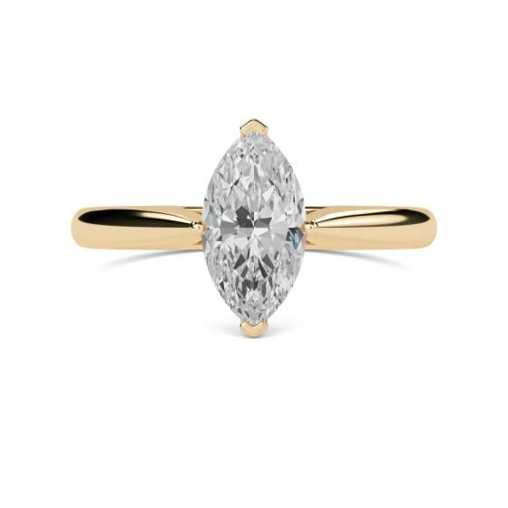 Classic Marquise Diamond Engagement Ring