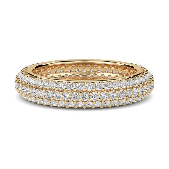 Round Full Diamond Eternity Ring