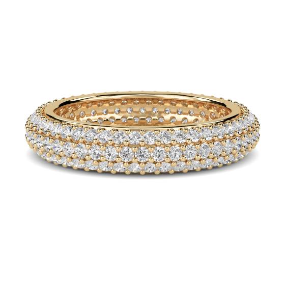 Round Full Diamond Eternity Ring