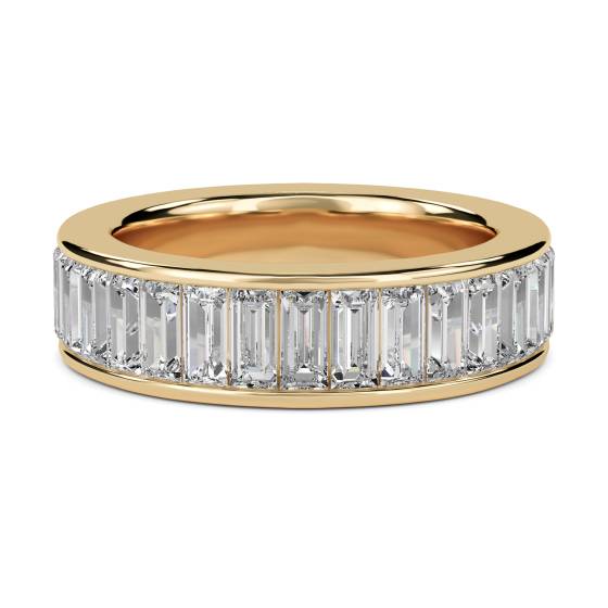Elegant Baguette Diamond Full Eternity Ring