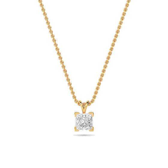 Princess Diamond Pendant