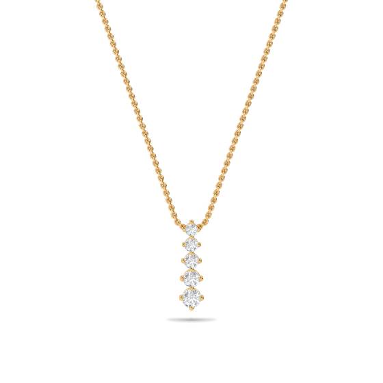 Classic Round Diamond Pendant