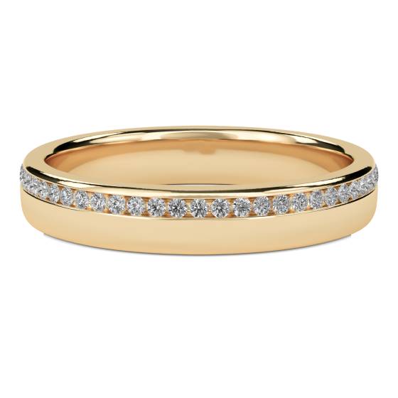 5mm Offset 60% Diamond Wedding Ring