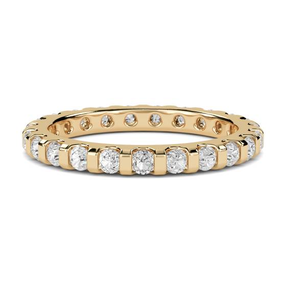 2.5mm Elegant Round Diamond Full Eternity Ring