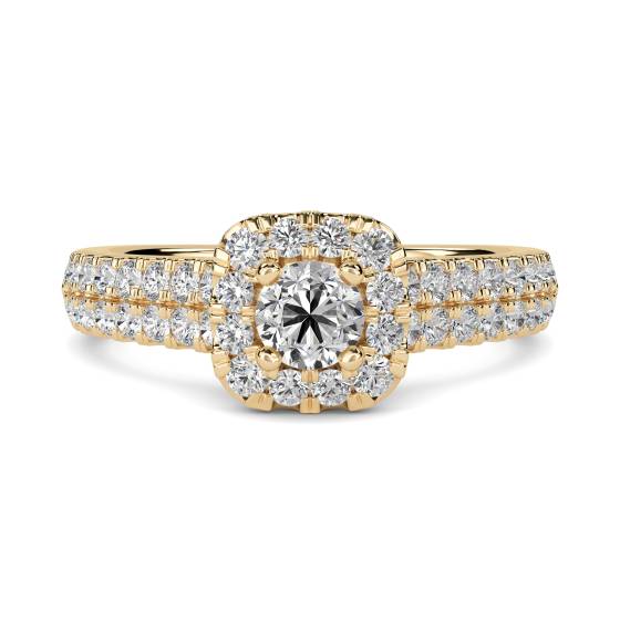 1.25ct VS/E-F Round Diamond Bridal Set
