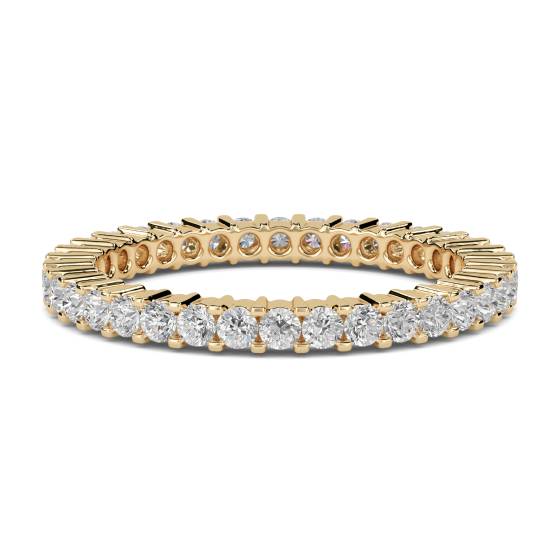 2mm Elegant Round Diamond Full Eternity Ring