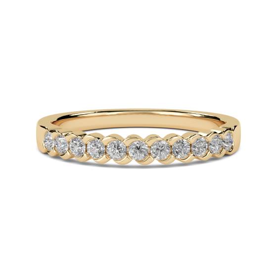2mm Elegant Round Diamond Eternity Ring