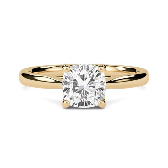 Cushion Diamond Engagement Ring