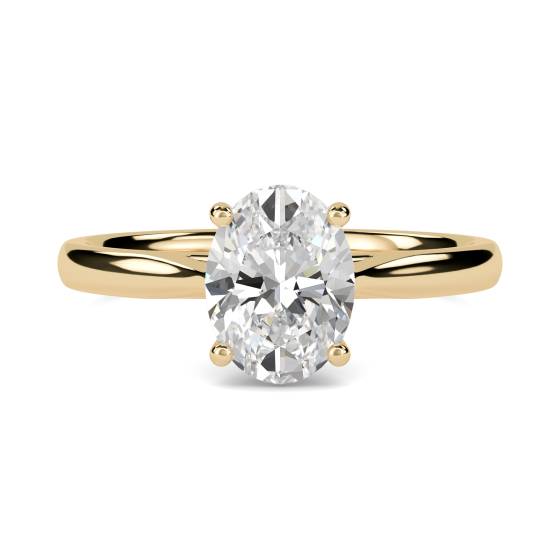 Oval Diamond Engagement Ring