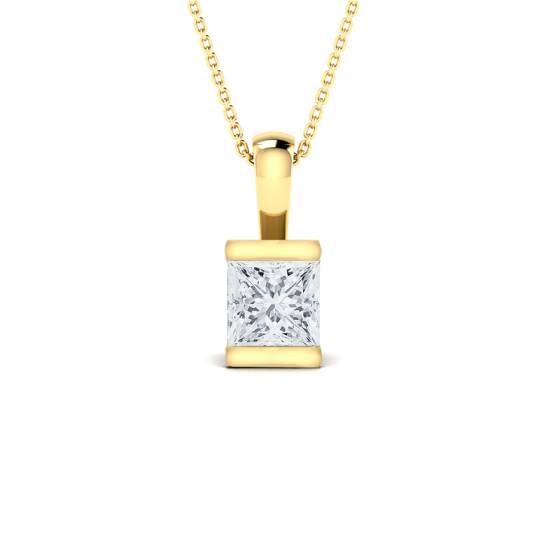 0.15 SI/G-H Princess Diamond Pendant