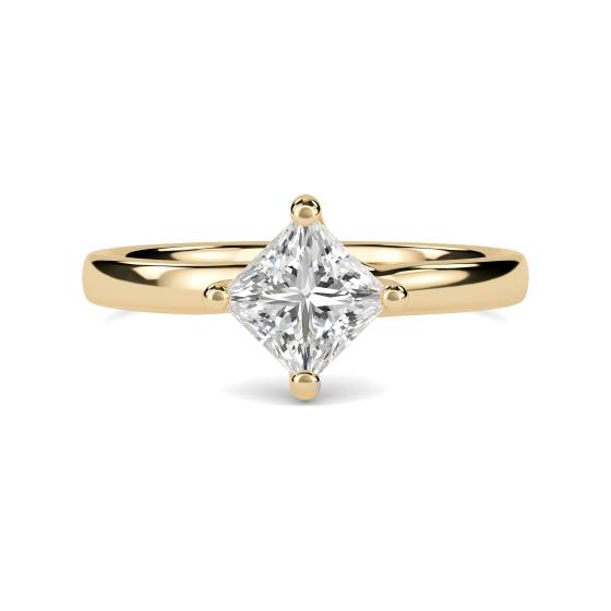 Princess Diamond Engagement Ring