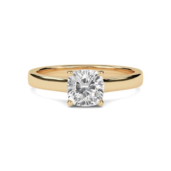 Cushion Diamond Engagement Ring