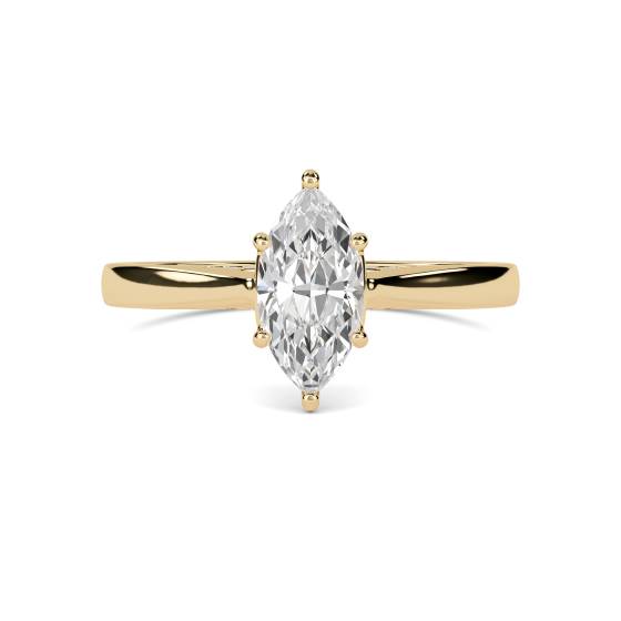 Elegant Marquise Diamond Engagement Ring