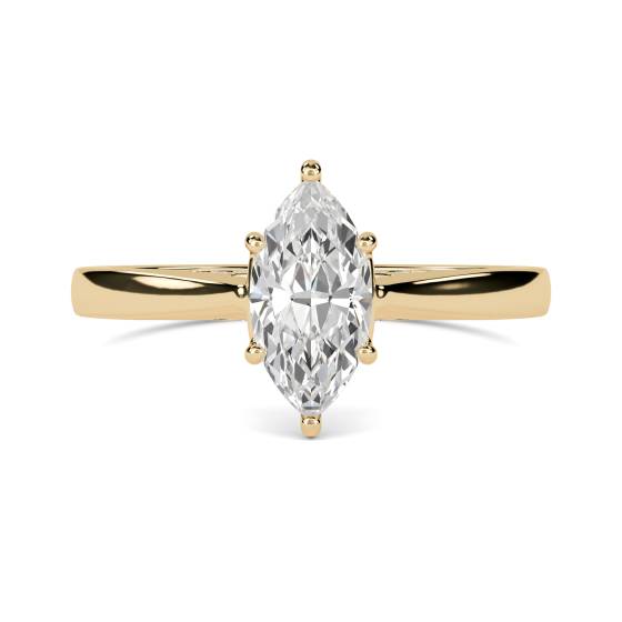 Elegant Marquise Diamond Engagement Ring