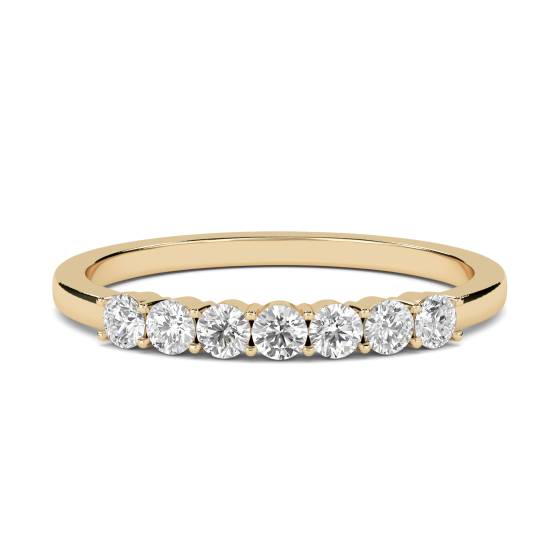 0.35ct VS/F-G Round Diamond Cut Wedding Ring