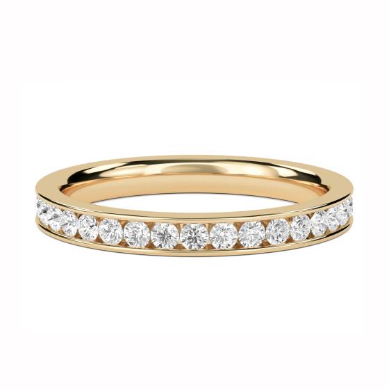 0.50ct VS/F-G Round Diamond Cut Wedding Ring