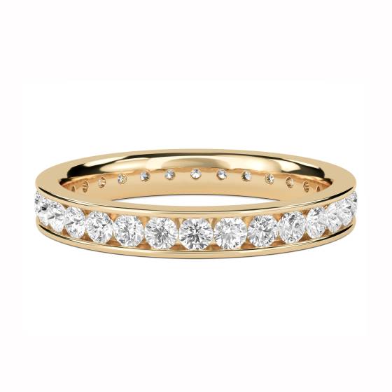 0.75ct VS/F-G Round Diamond Cut Wedding Ring