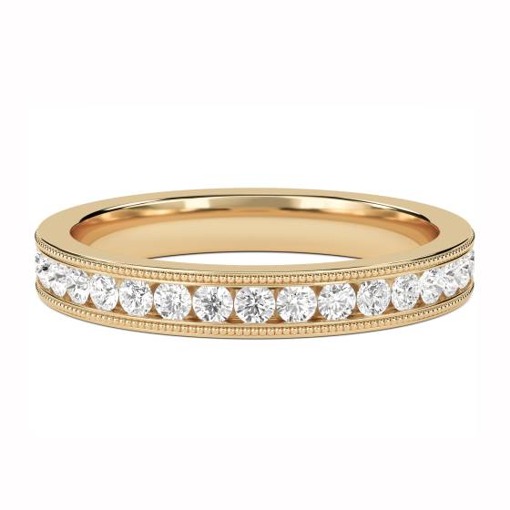 0.75ct VS/F-G Round Diamond Cut Wedding Ring