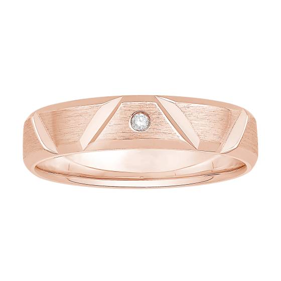 Mens Diamond Set Wedding Band